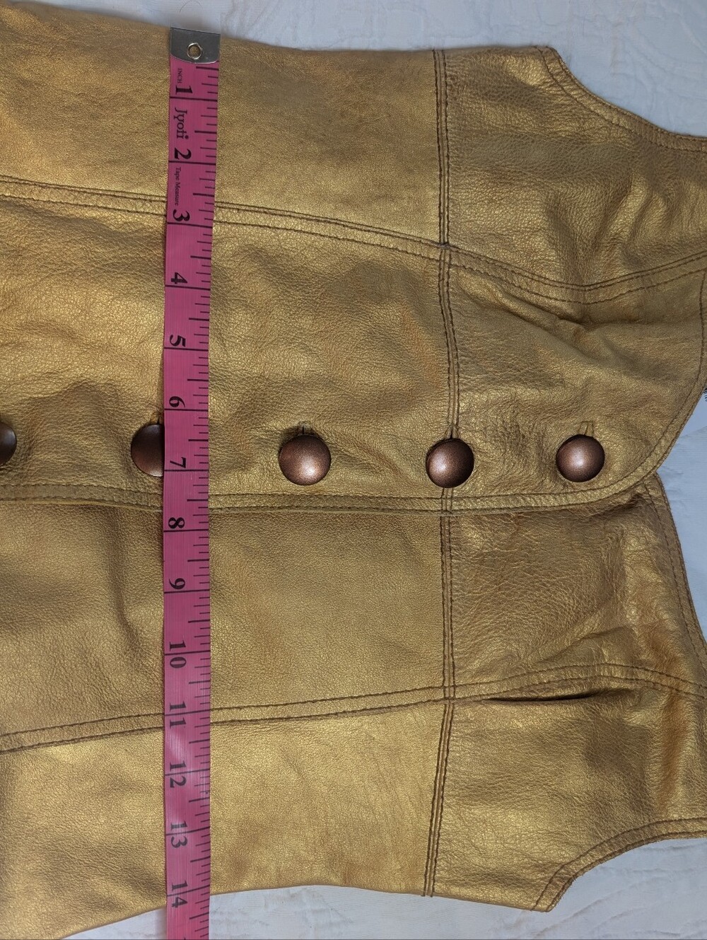 Free People Metallic Gold Mini Dress - Picture 8 of 9